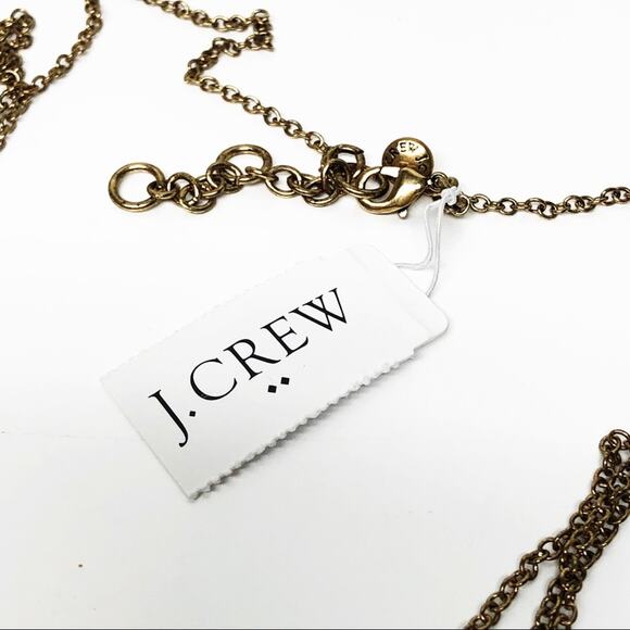 J. Crew Factory Double Tassel Necklace NEW - Picture 7 of 7
